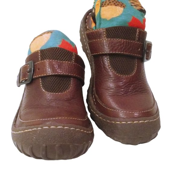 Born Handcrafted Footwear MJ18 Utility Slide -8M Comfort Strap Duty-Tread Brown - Picture 6 of 12